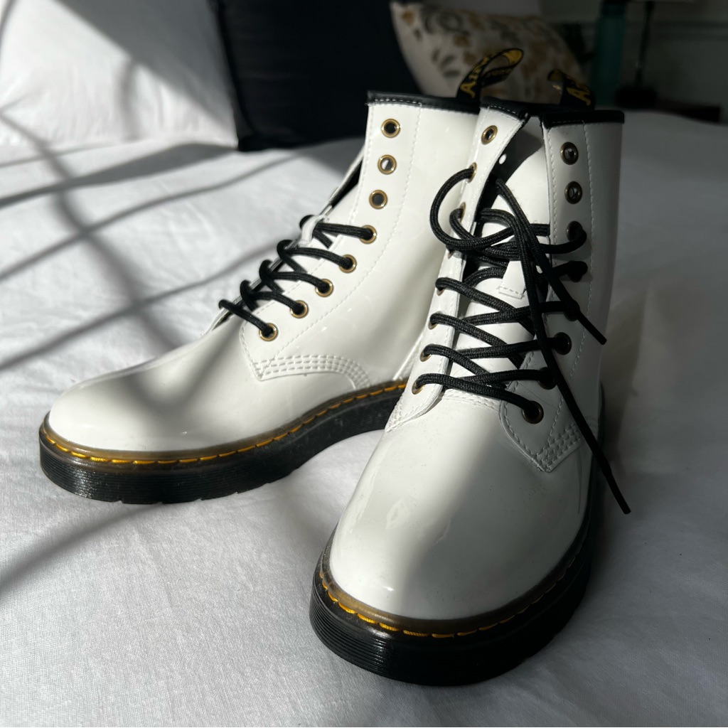 Brand New White Dr Martens